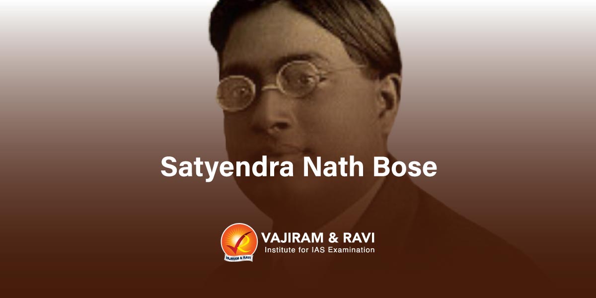 Satyendra Nath Bose-Image